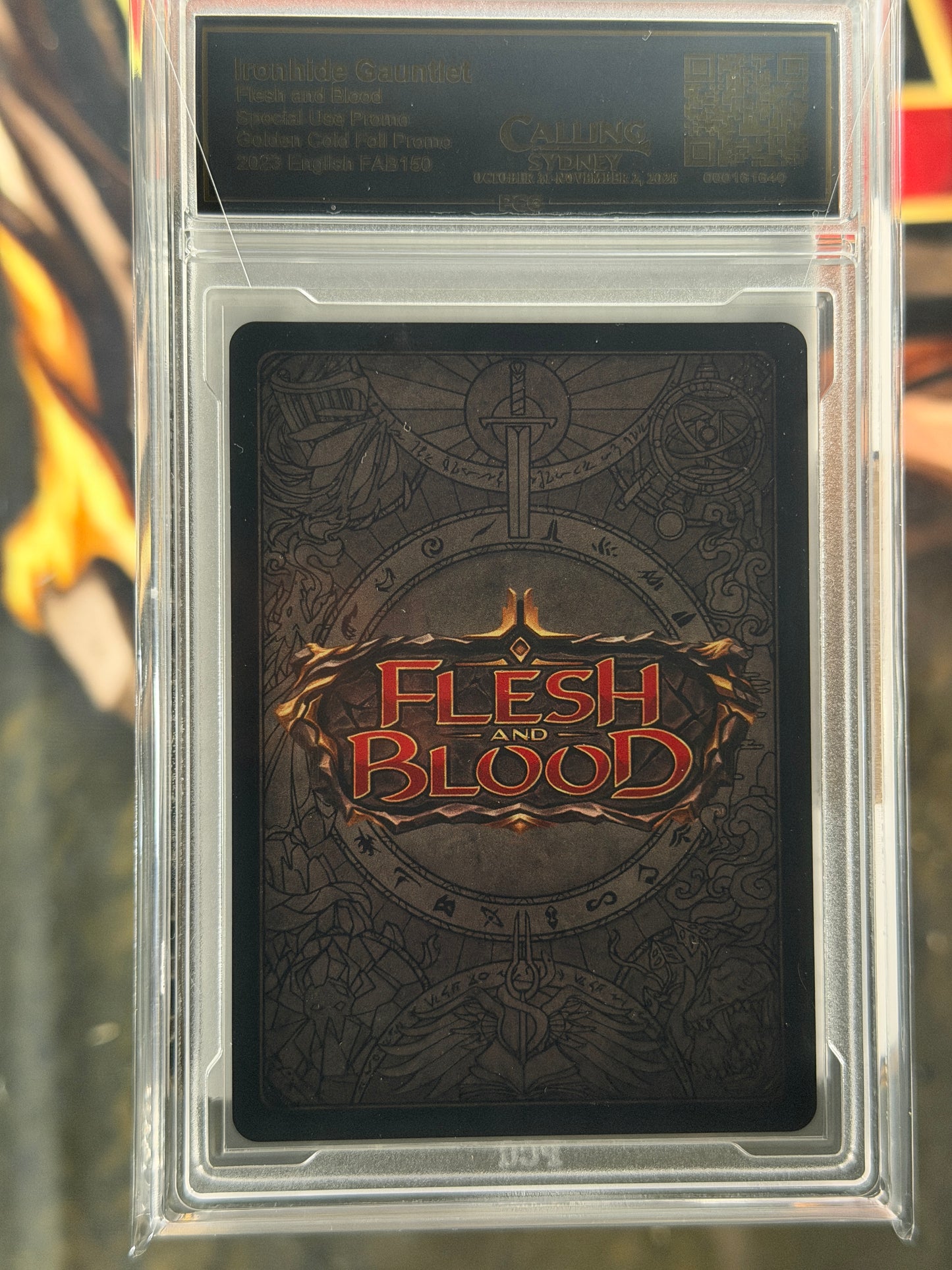 Ironhide Gauntlets Gold Foil Graded PCG Gem Mint 9.5