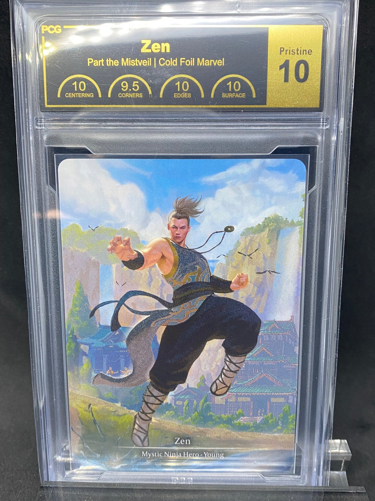 Zen Cold Foil Marvel Pristine 10 Graded