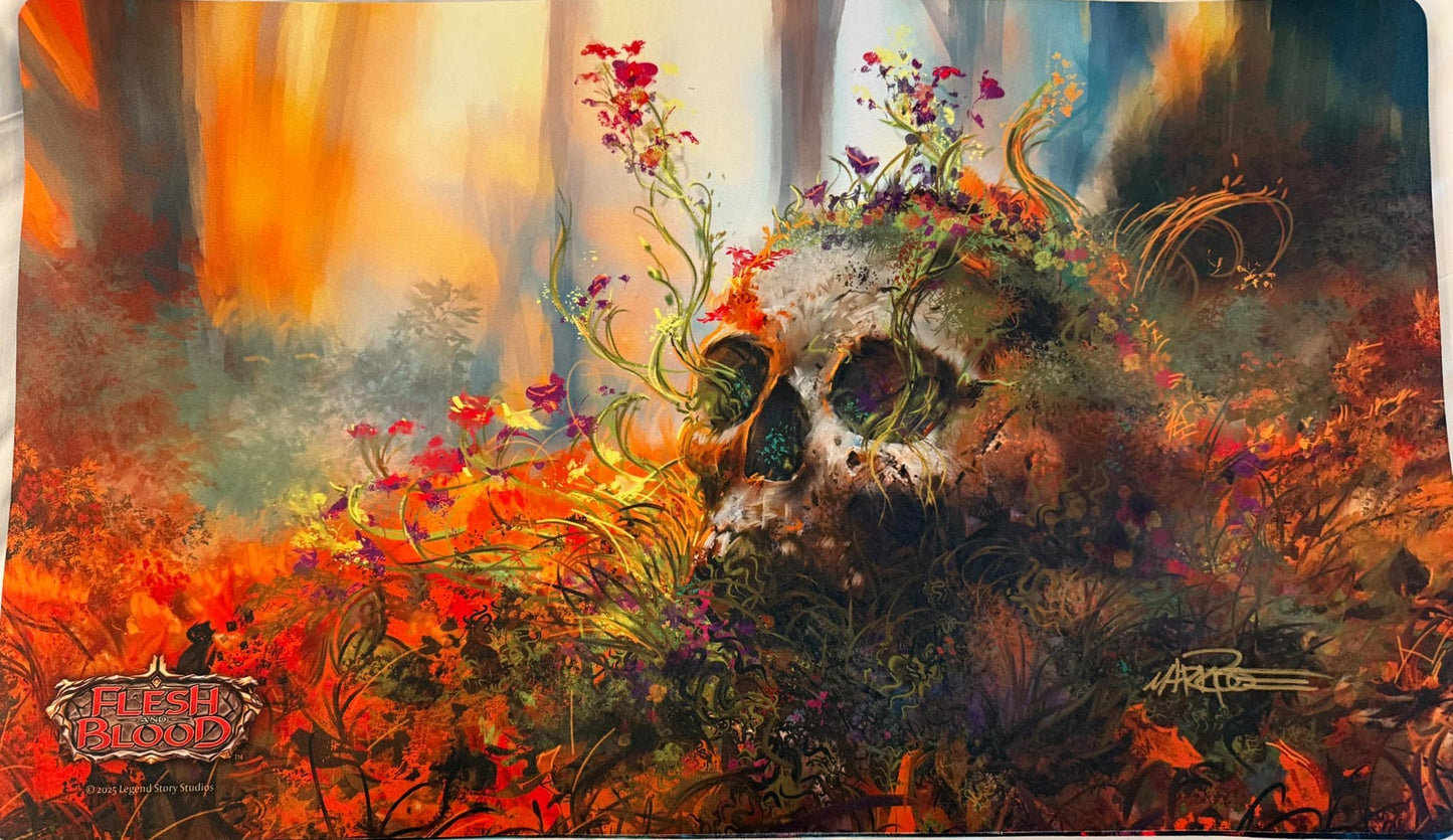 Cadaverous Tilling Playmat Mark Poole Signed
