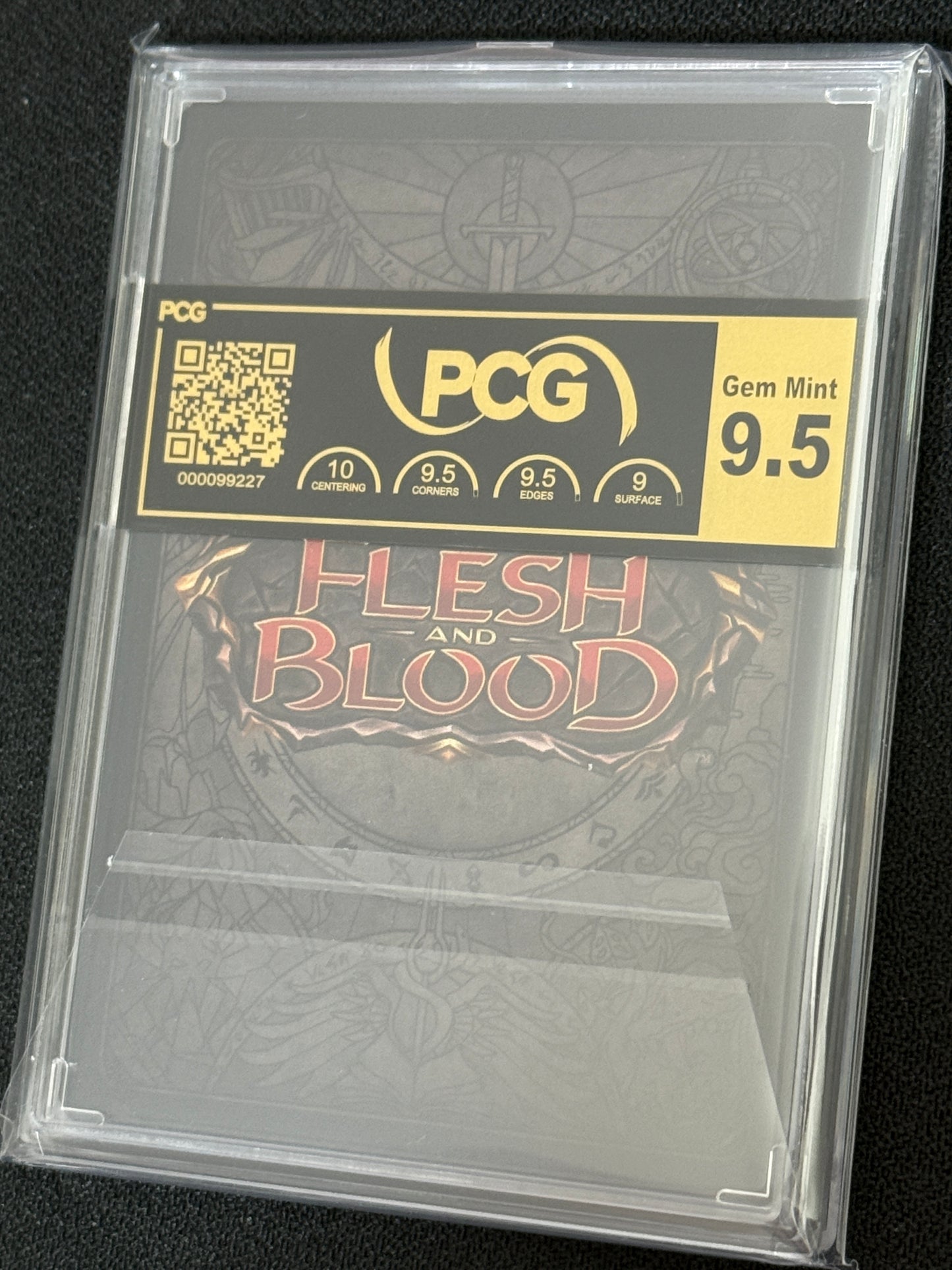 Seasoned Saviour Marvel Cold Foil PCG Graded 9.5