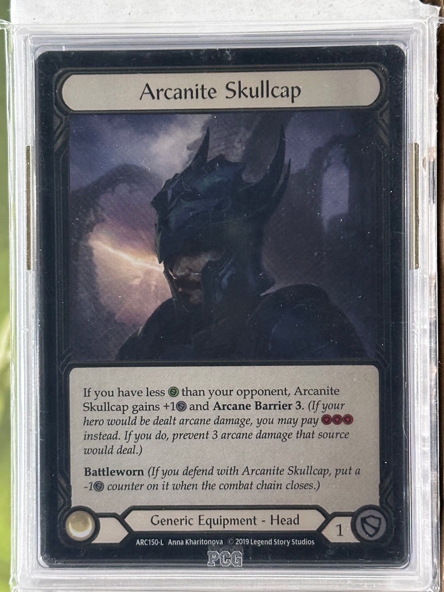 Arcanite Skullcap Cold Foil Graded 9.5 Player Slab