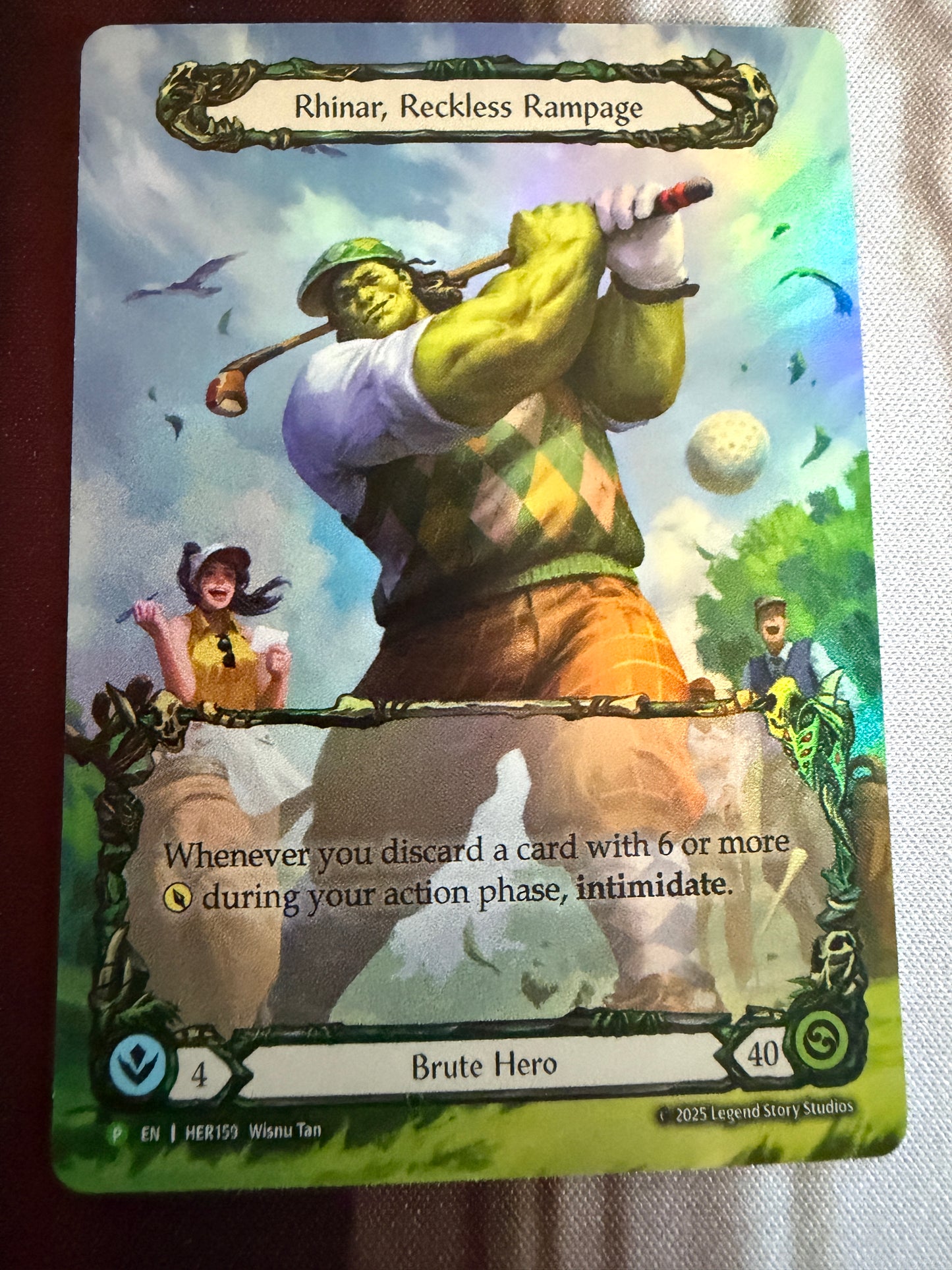 Rhinar, Reckless Rampage Golf Worlds Promo