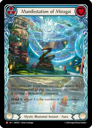 Manifestation of Miragai Extended Art Rainbow Foil