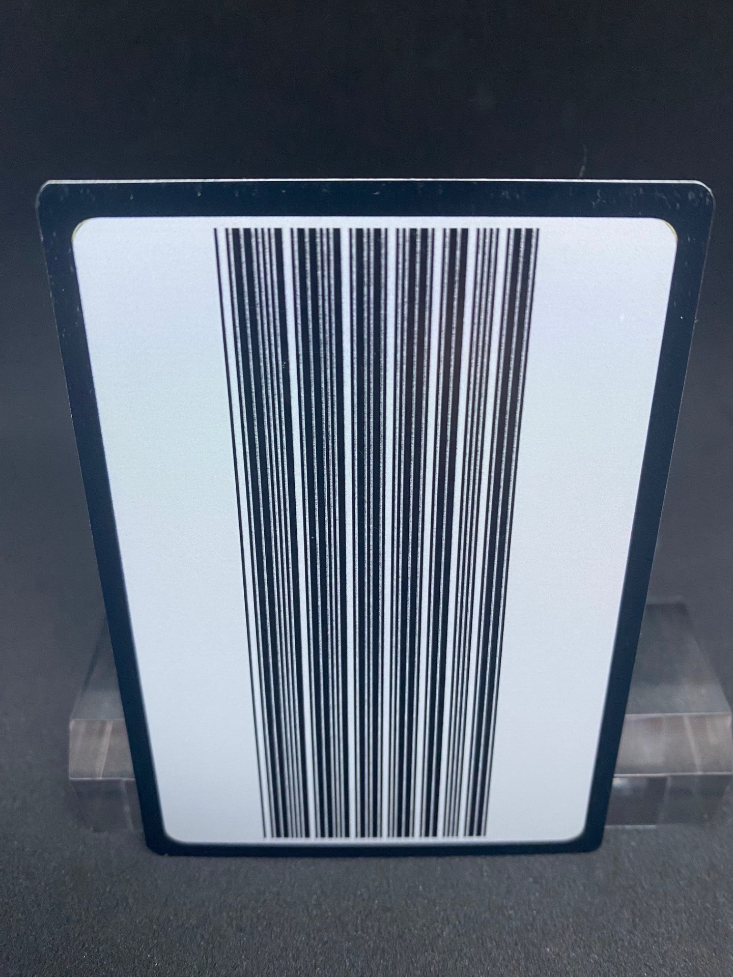 Barcode Rainbow Foil sheet card