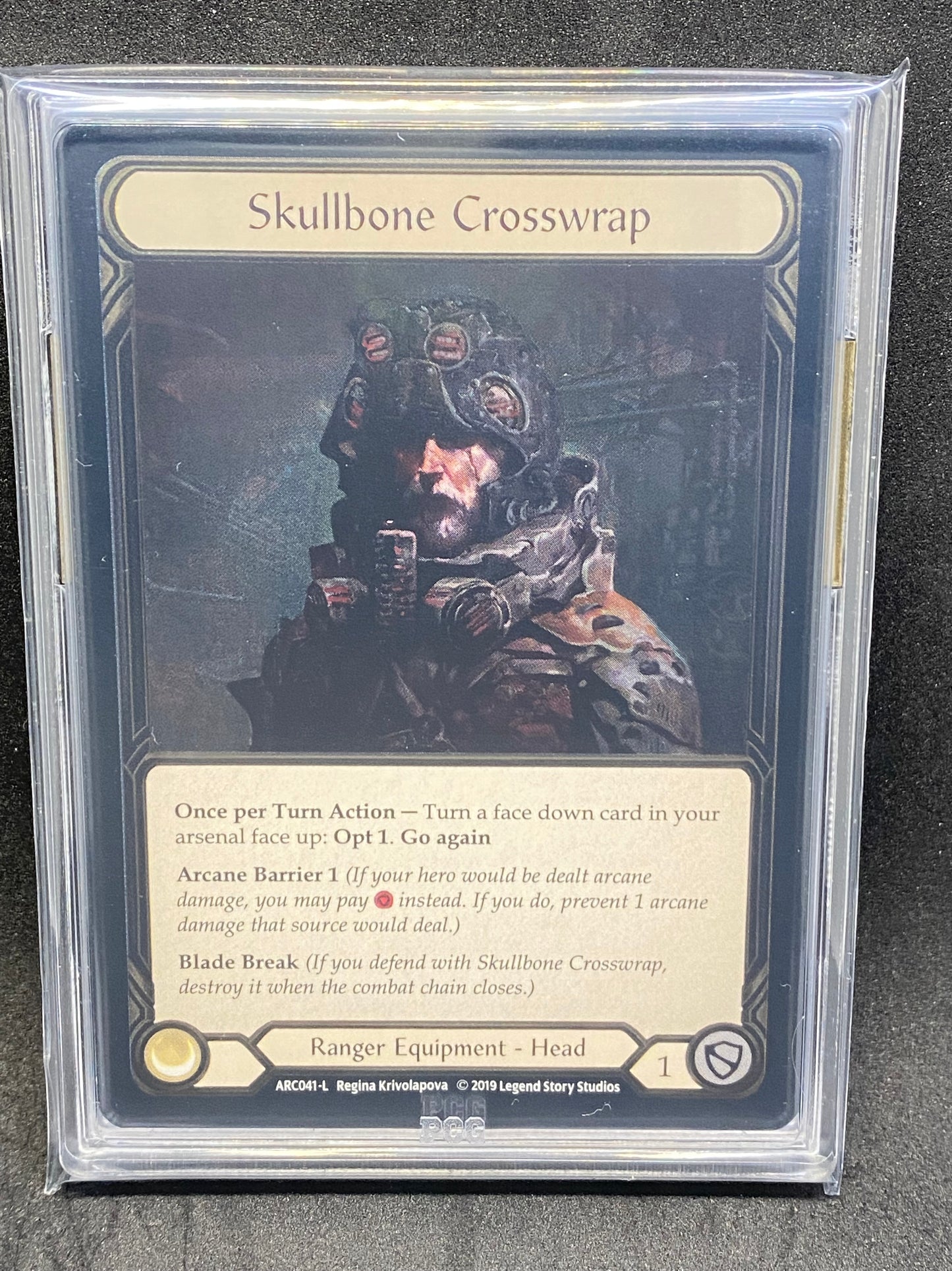 Skullbone Crosswrap CF 9.5 Graded Player Slab