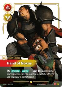 Darius Hand of Noxus Showcase Overnumbered
