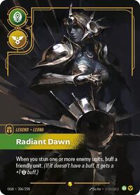 Leona Radiant Dawn Showcase Overnumbered