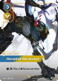 Viktor Herald of the Arcane Showcase Overnumbered (Signed)