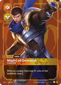 Garen - Might of Demacia (Starter) Proving Grounds Riftbound