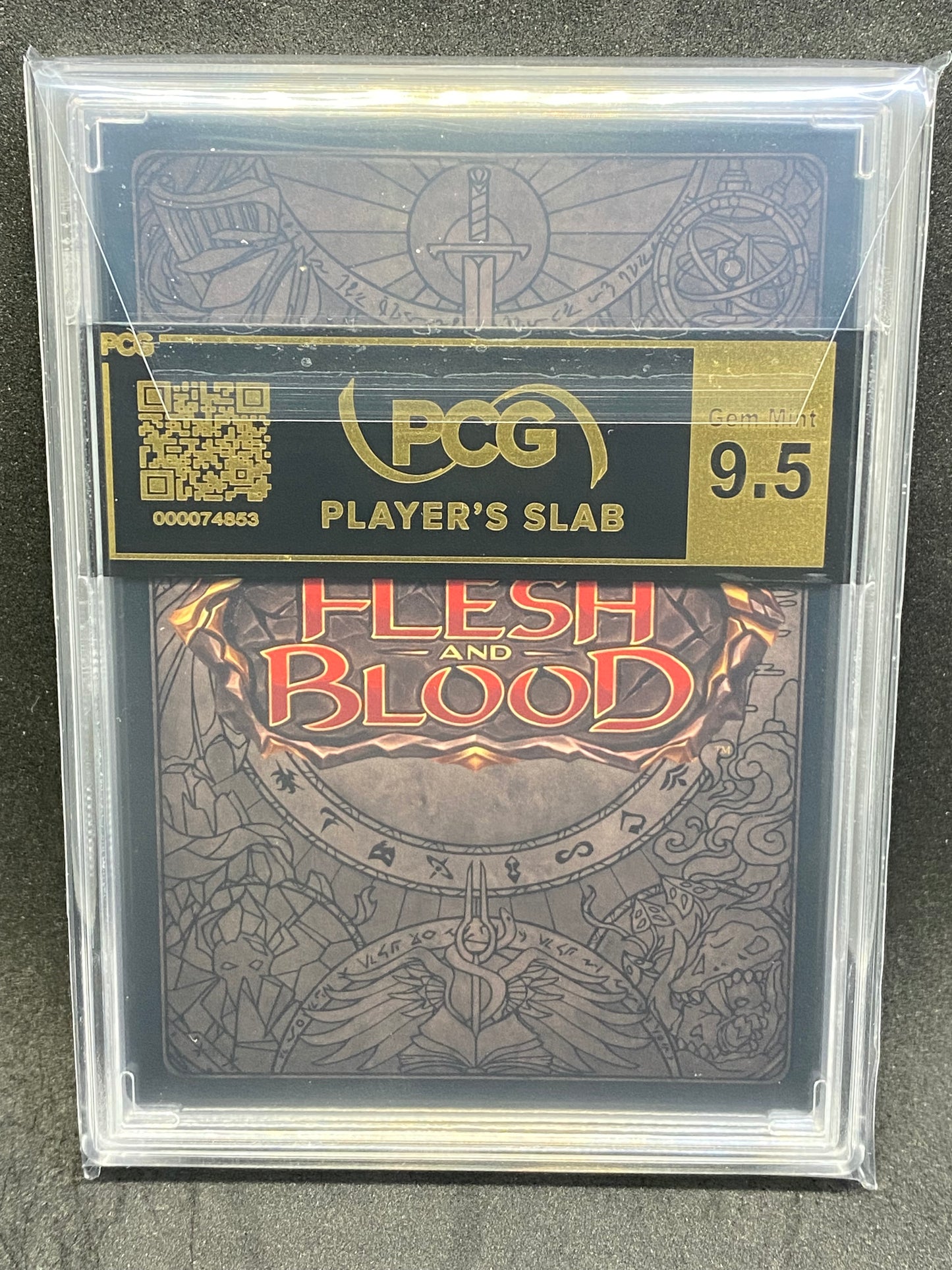 Skullbone Crosswrap CF 9.5 Graded Player Slab