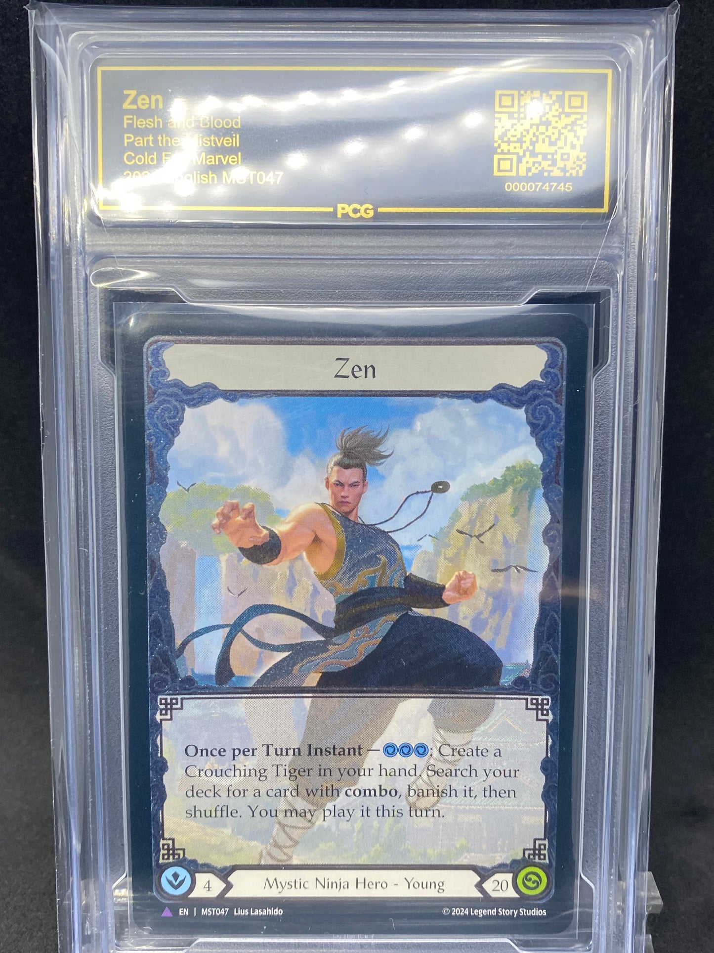 Zen Cold Foil Marvel Pristine 10 Graded