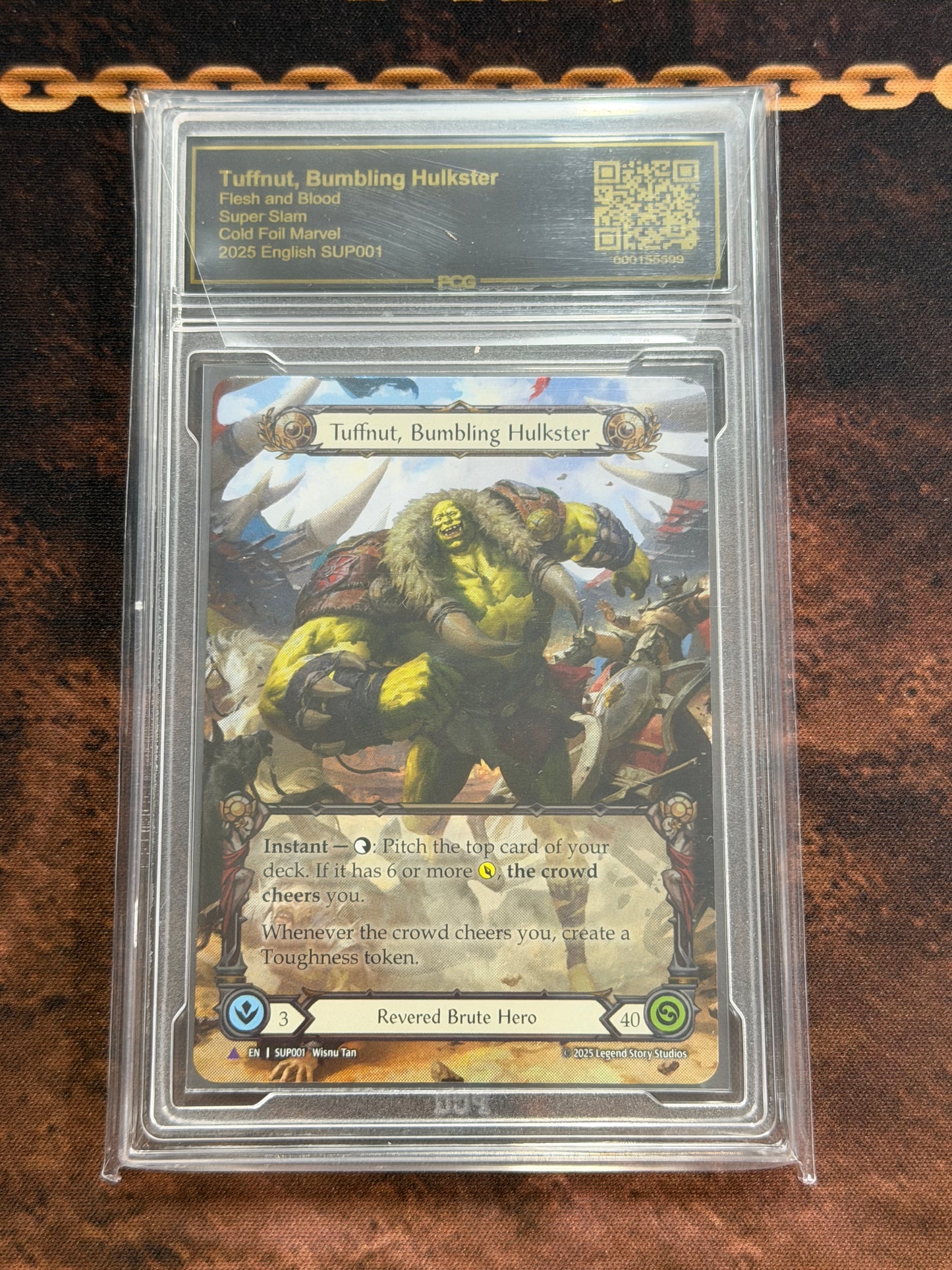 Tuffnut, Bumbling Hulkster Graded Pristine 10 PCG