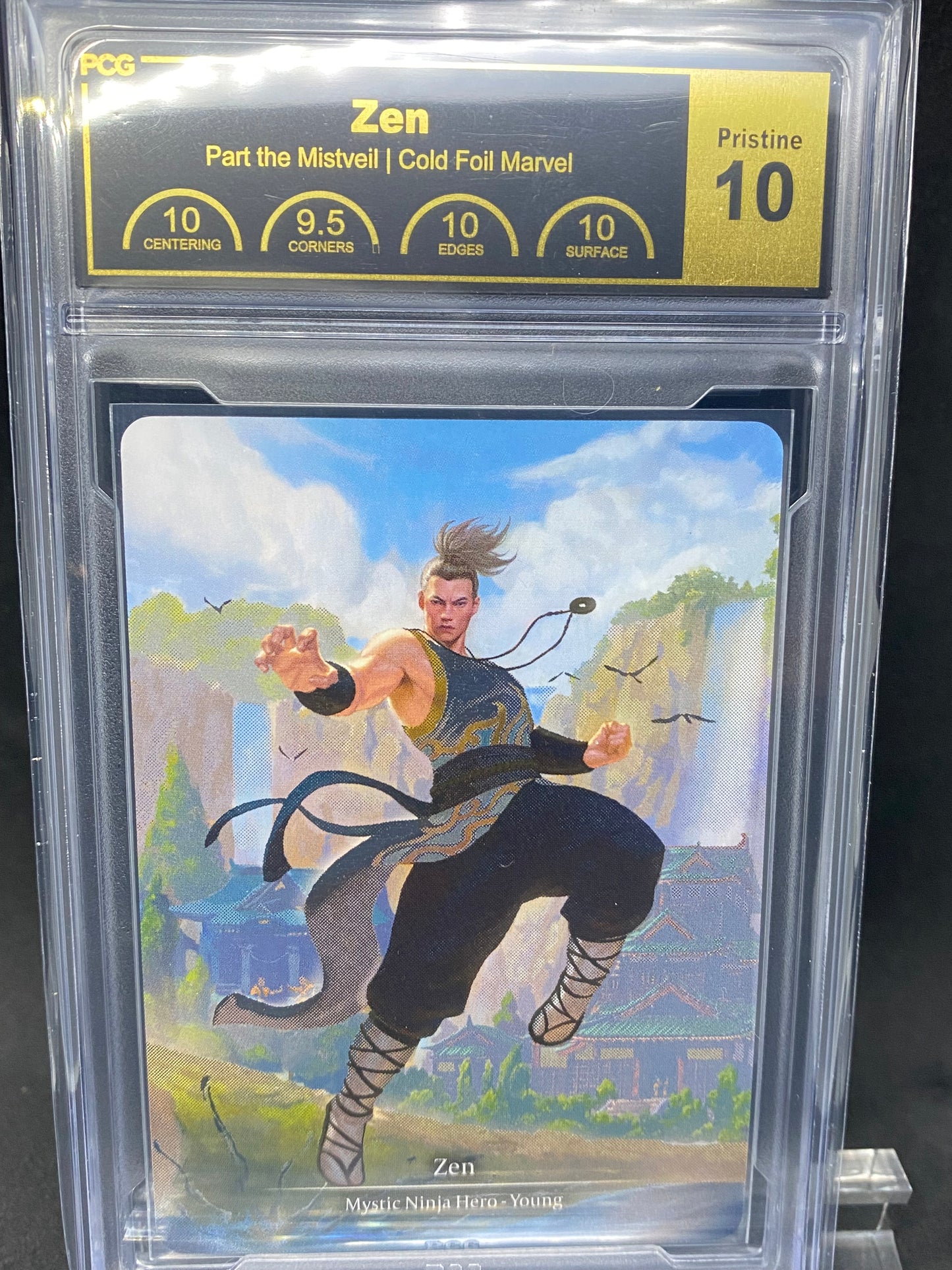 Zen Cold Foil Marvel Pristine 10 Graded