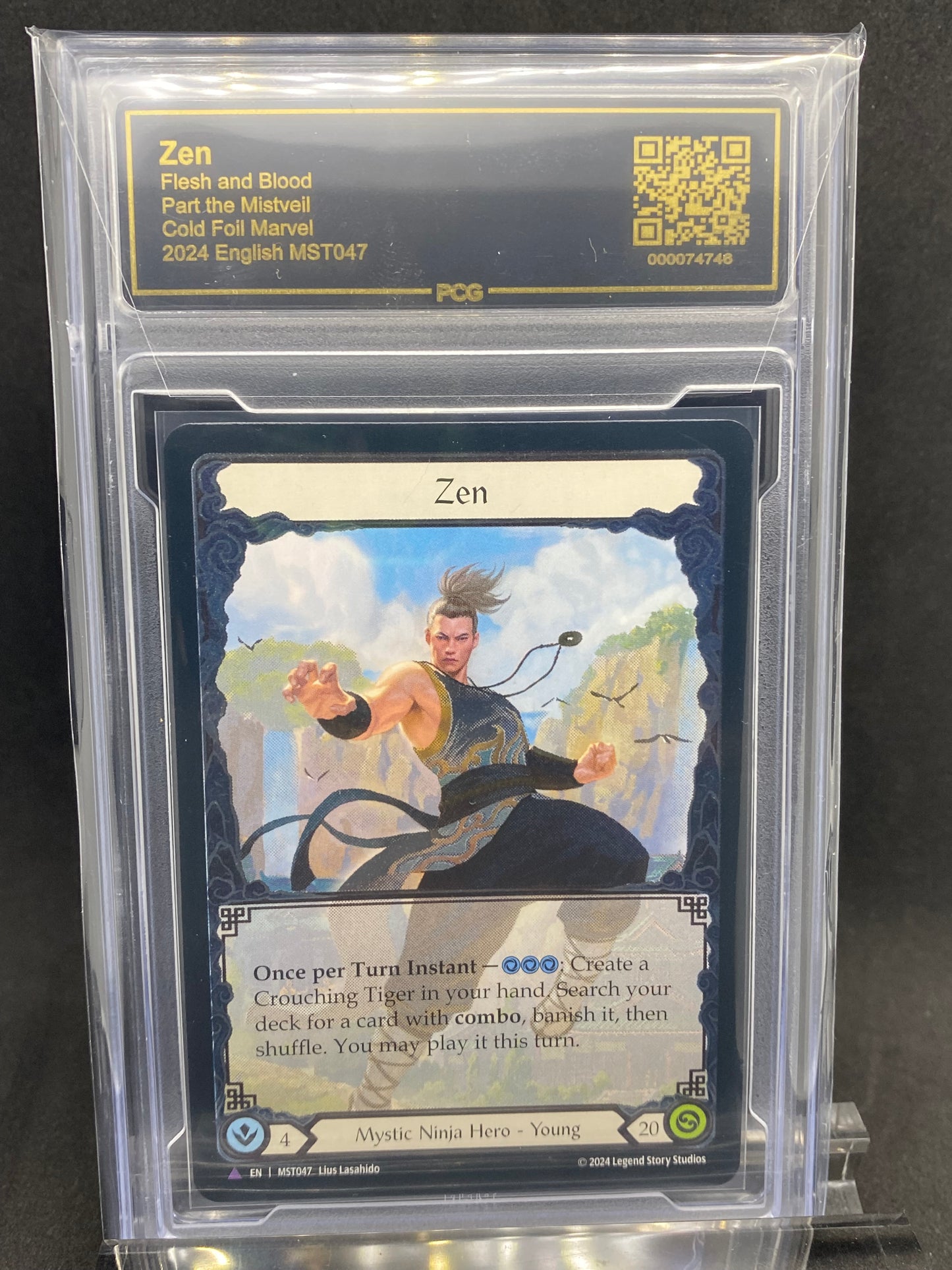Zen Cold Foil Marvel Pristine 10 Graded