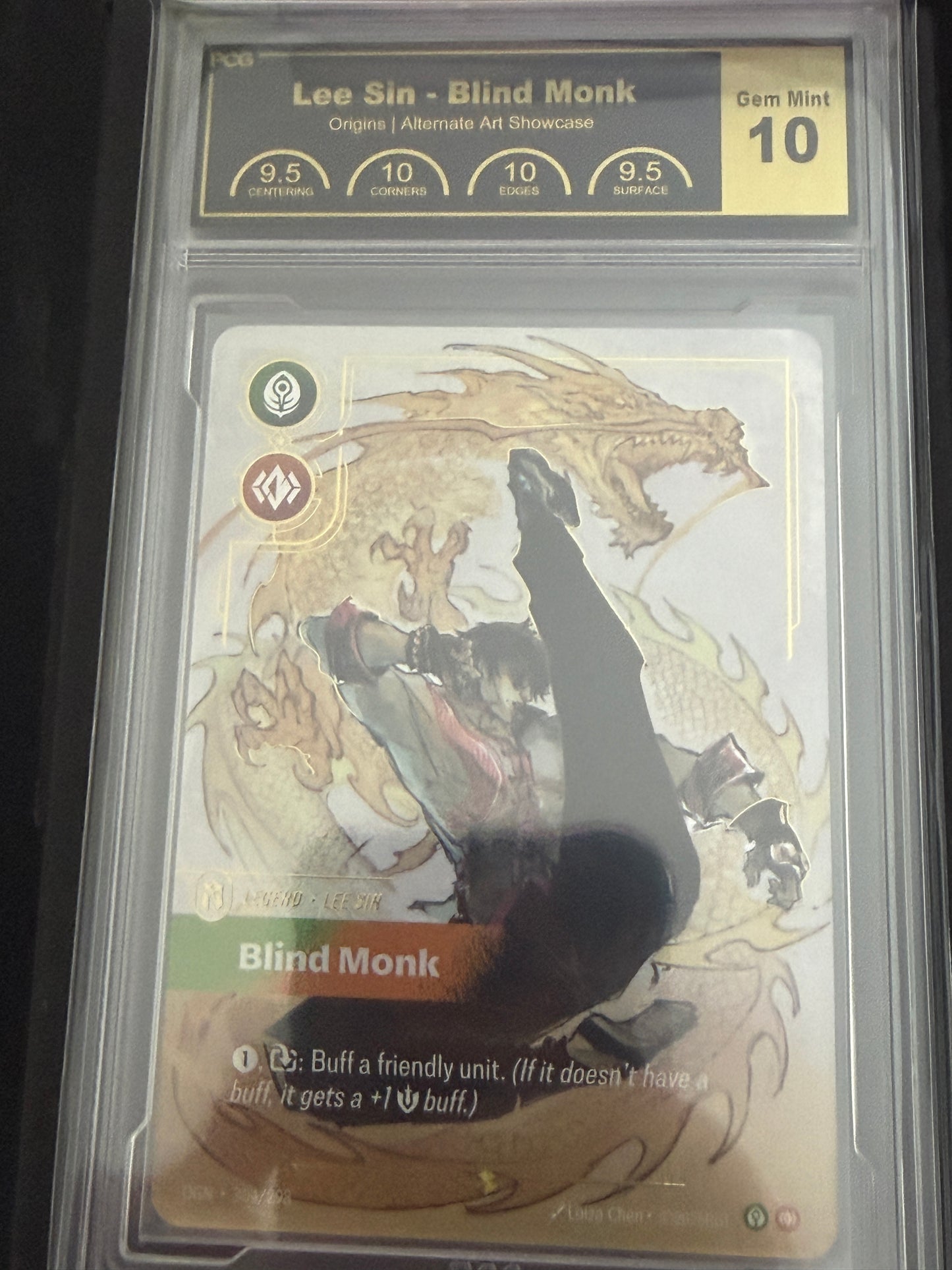 Lee Sin Overnumbered Graded PCG Gem Mint 10
