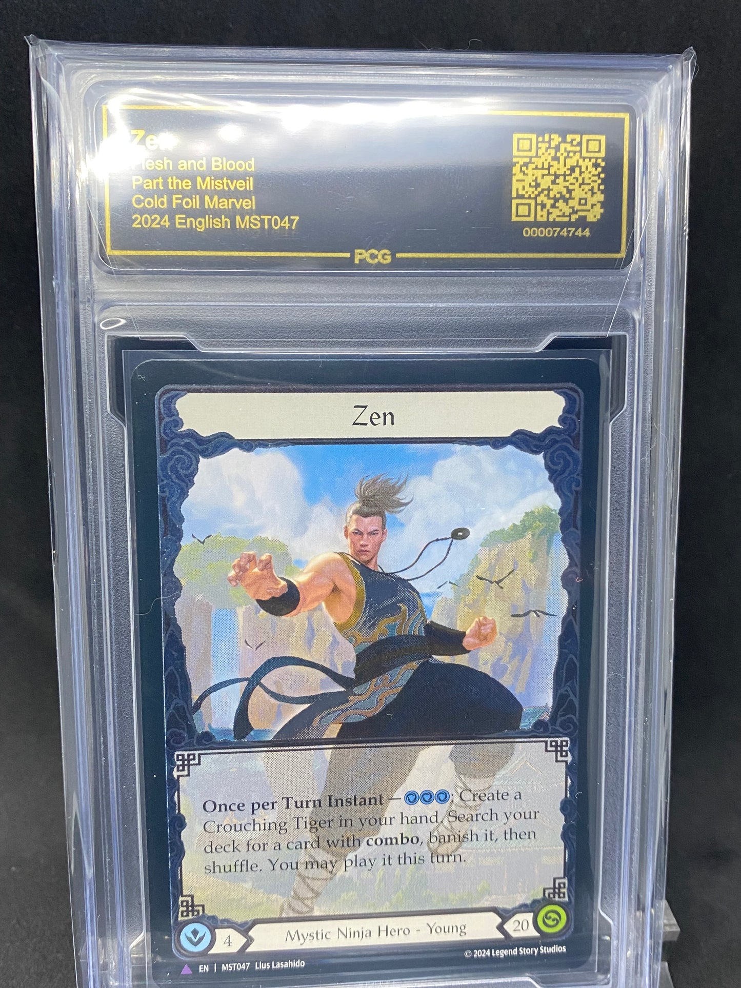 Zen Cold Foil Marvel Pristine 10 Graded