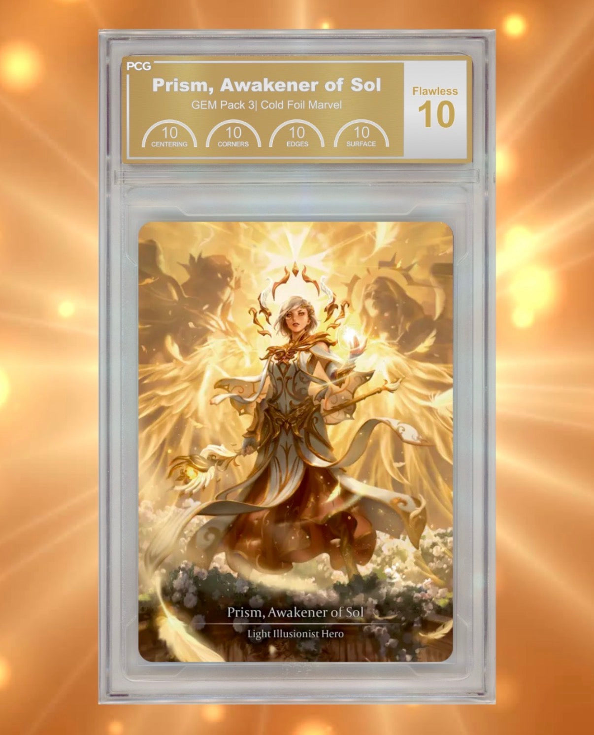 Prism, Awakener of Sol Marvel Graded FLAWLESS 10 PCG