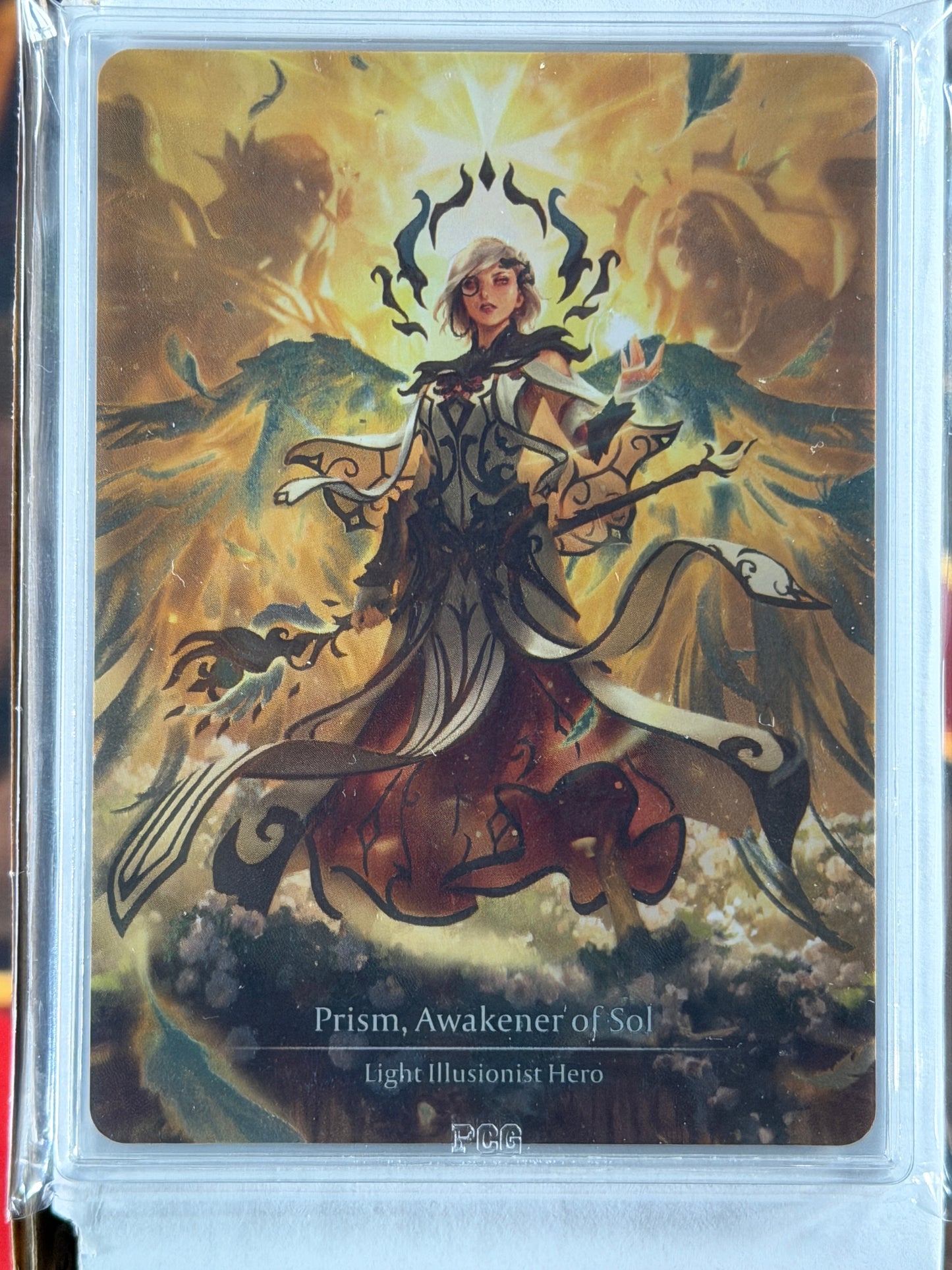Prism, Awakener of Sol Cold Foil Marvel Graded Gem Mint 9.5 PCG