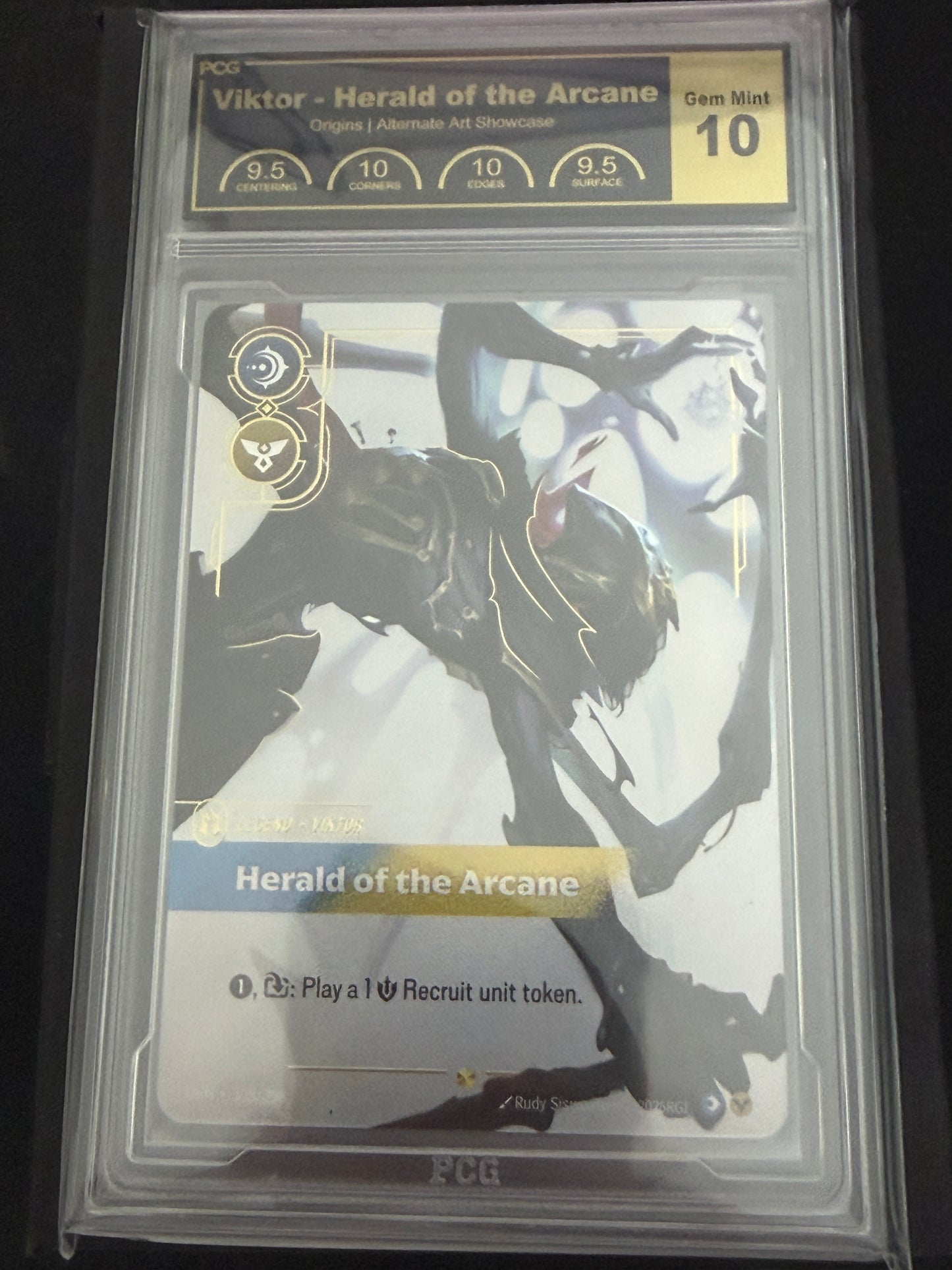 Viktor Overnumbered Graded PCG Gem Mint 10
