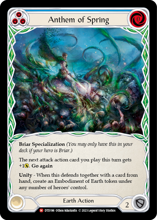 Anthem of Spring Rainbow Foil