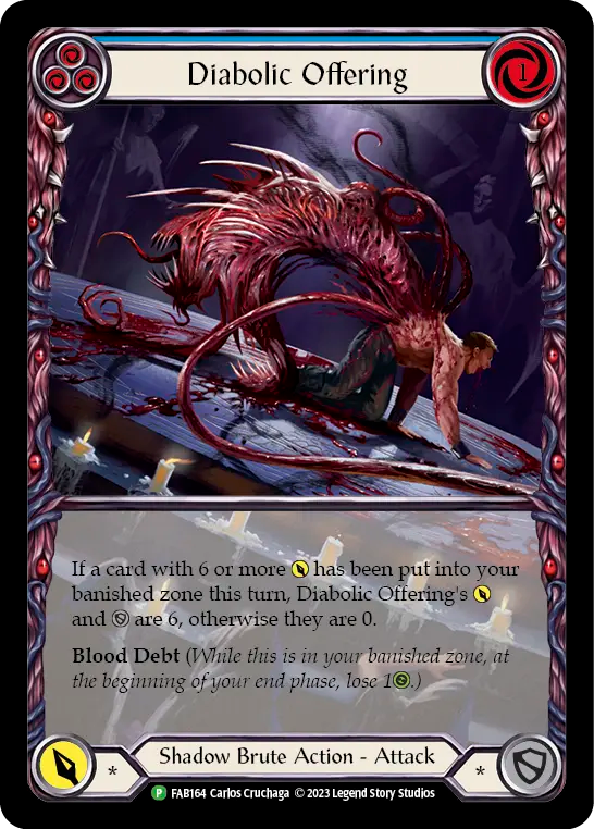 Diabolic Offering Colf Foil Content Creator Promo