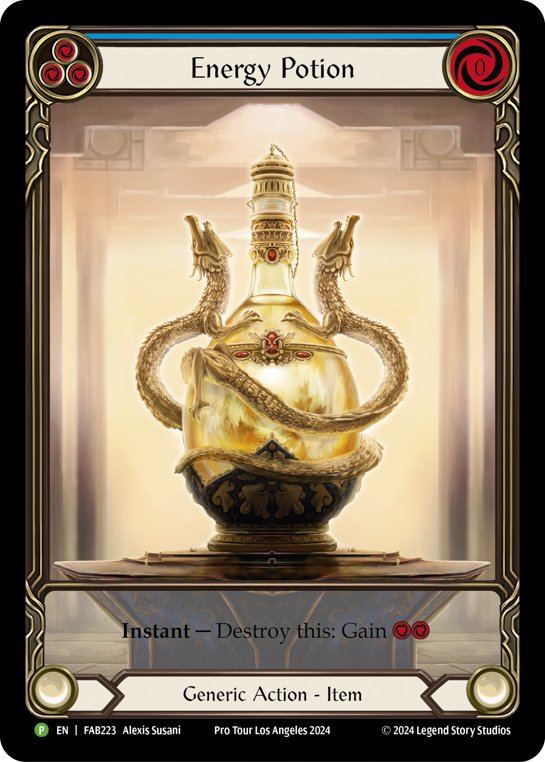 Energy Potion Cold Foil EA Alt Art Promo