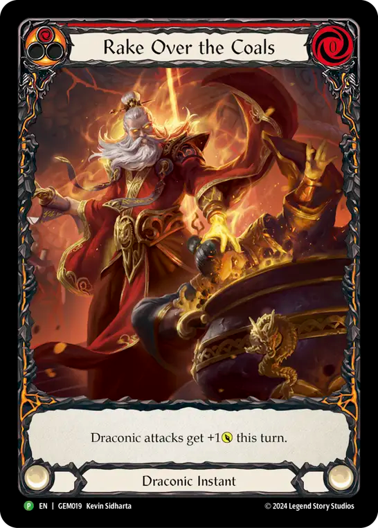 Rake Over the Coals Promo Rainbow Foil