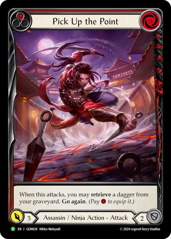 Pick Up the Point Promo Rainbow Foil