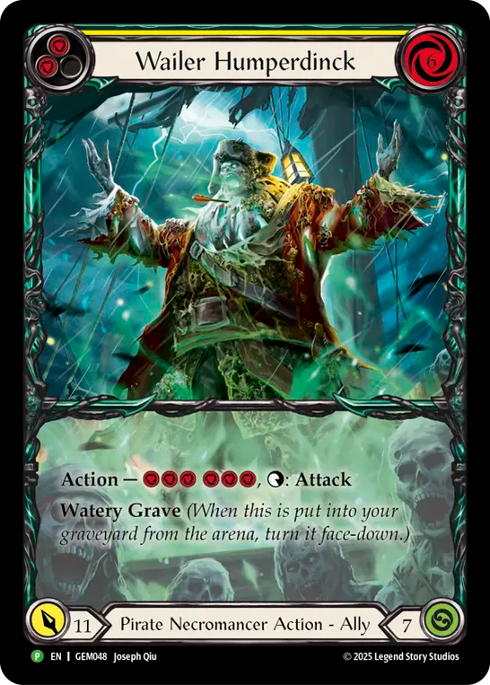 Wailer Humperdinck Rainbow Foil Promo