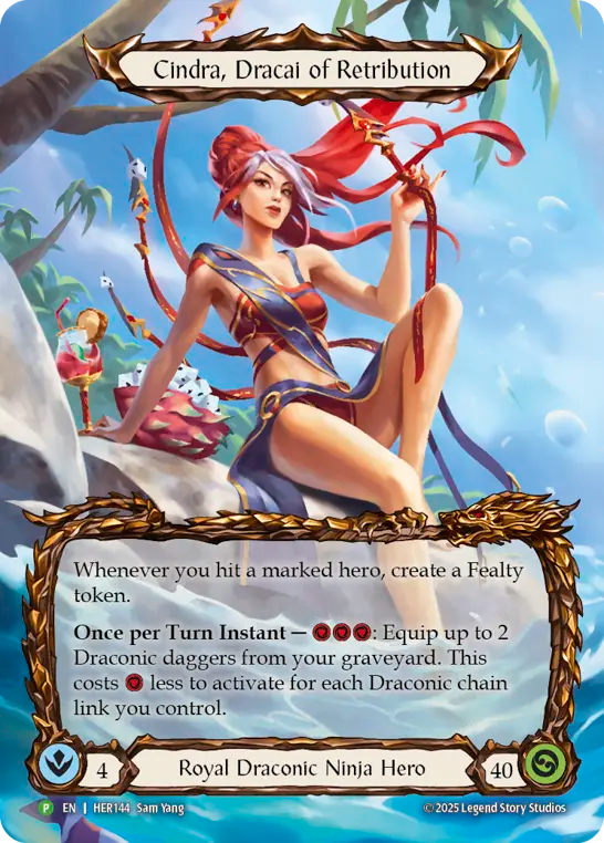 Cindra, Dracai of Retribution Beach Party Alt Art Singapore
