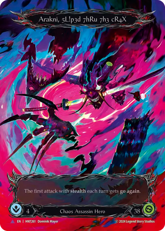 Arakni, Slip Through the Cracks Marvel – Fluke & Box