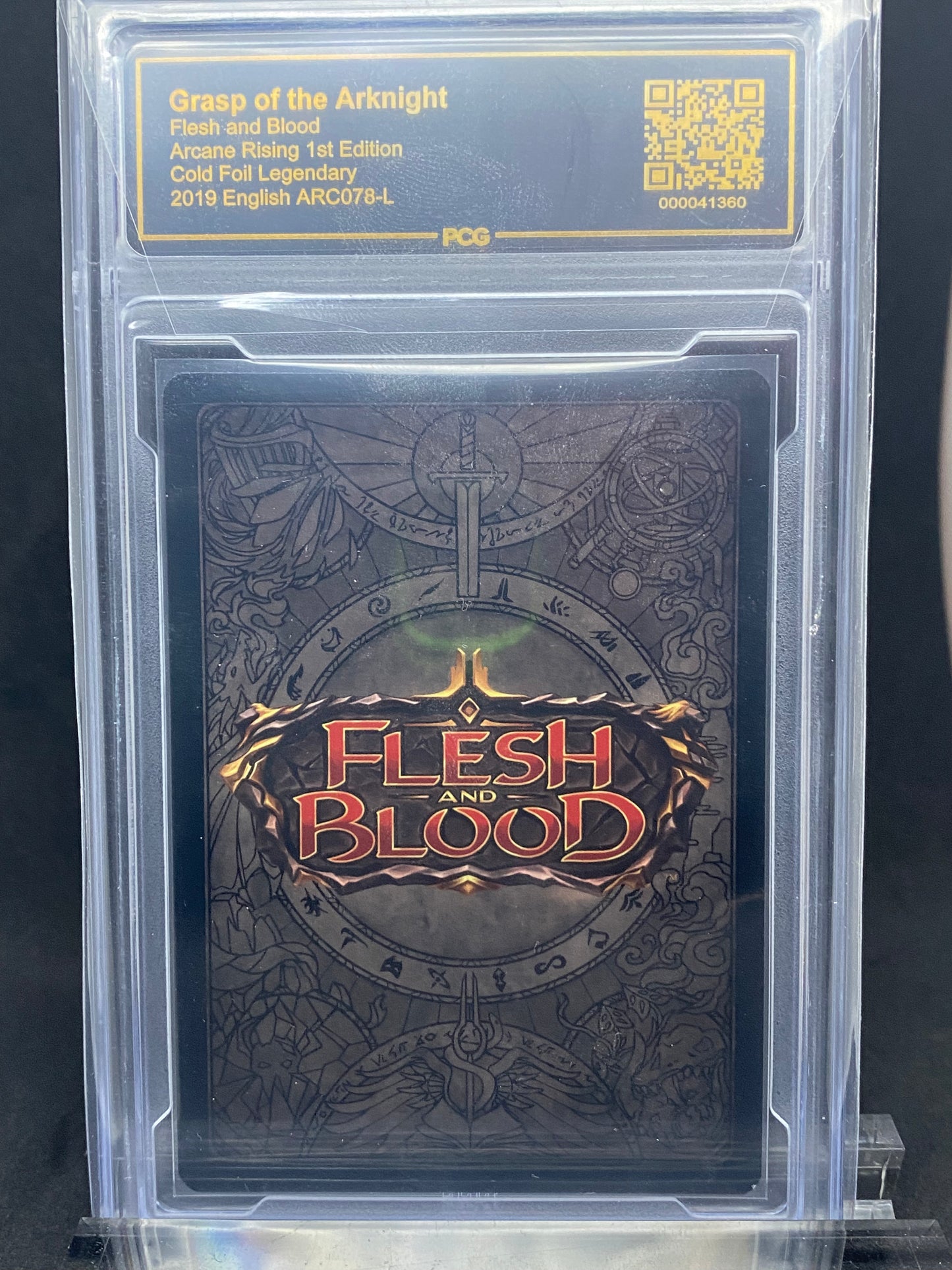 Grasp of the Arknight Cold Foil 9.5 Graded