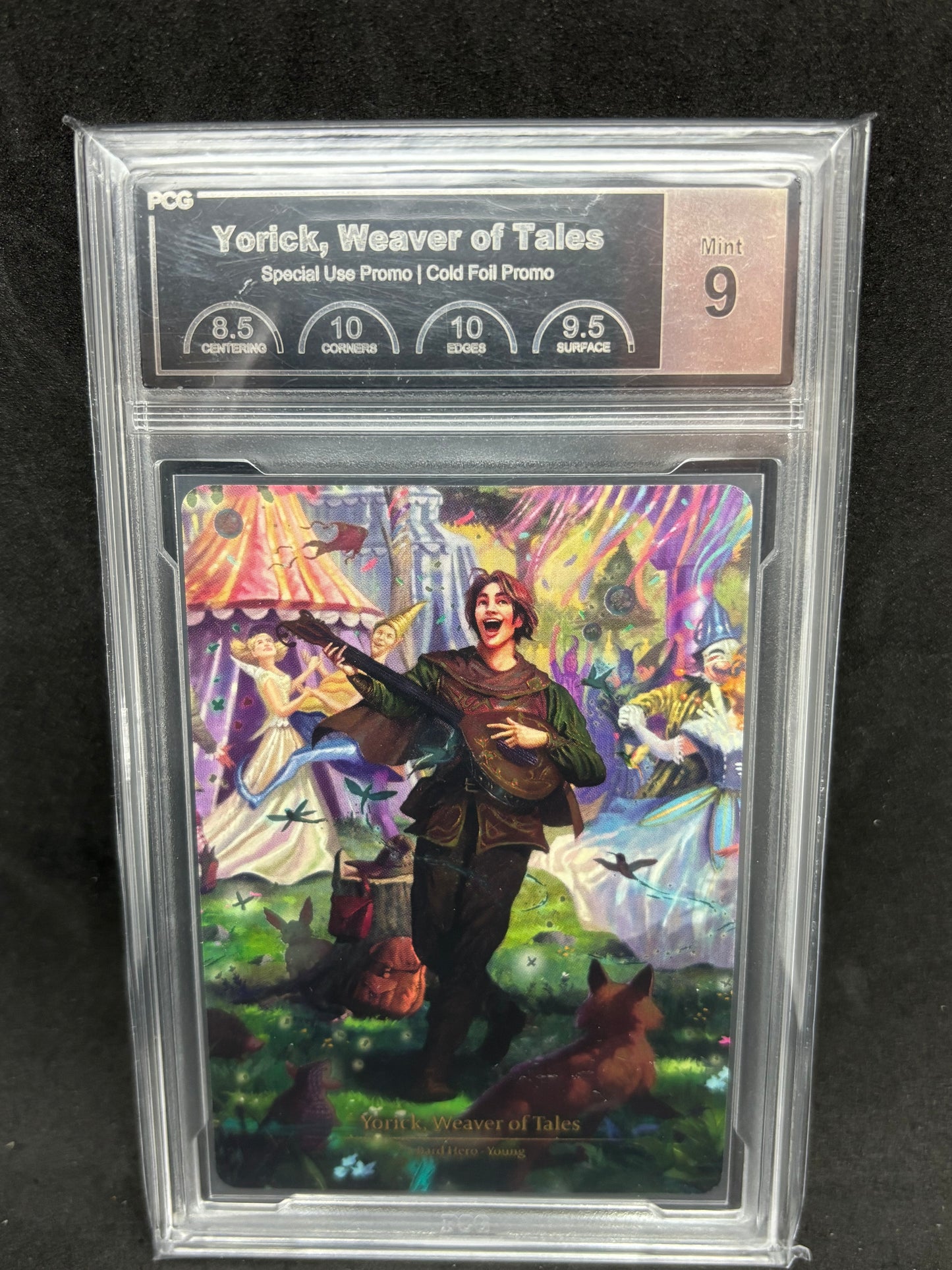 Yorrick, Weaver of Tales CF Promo 9 Graded Collector Slab