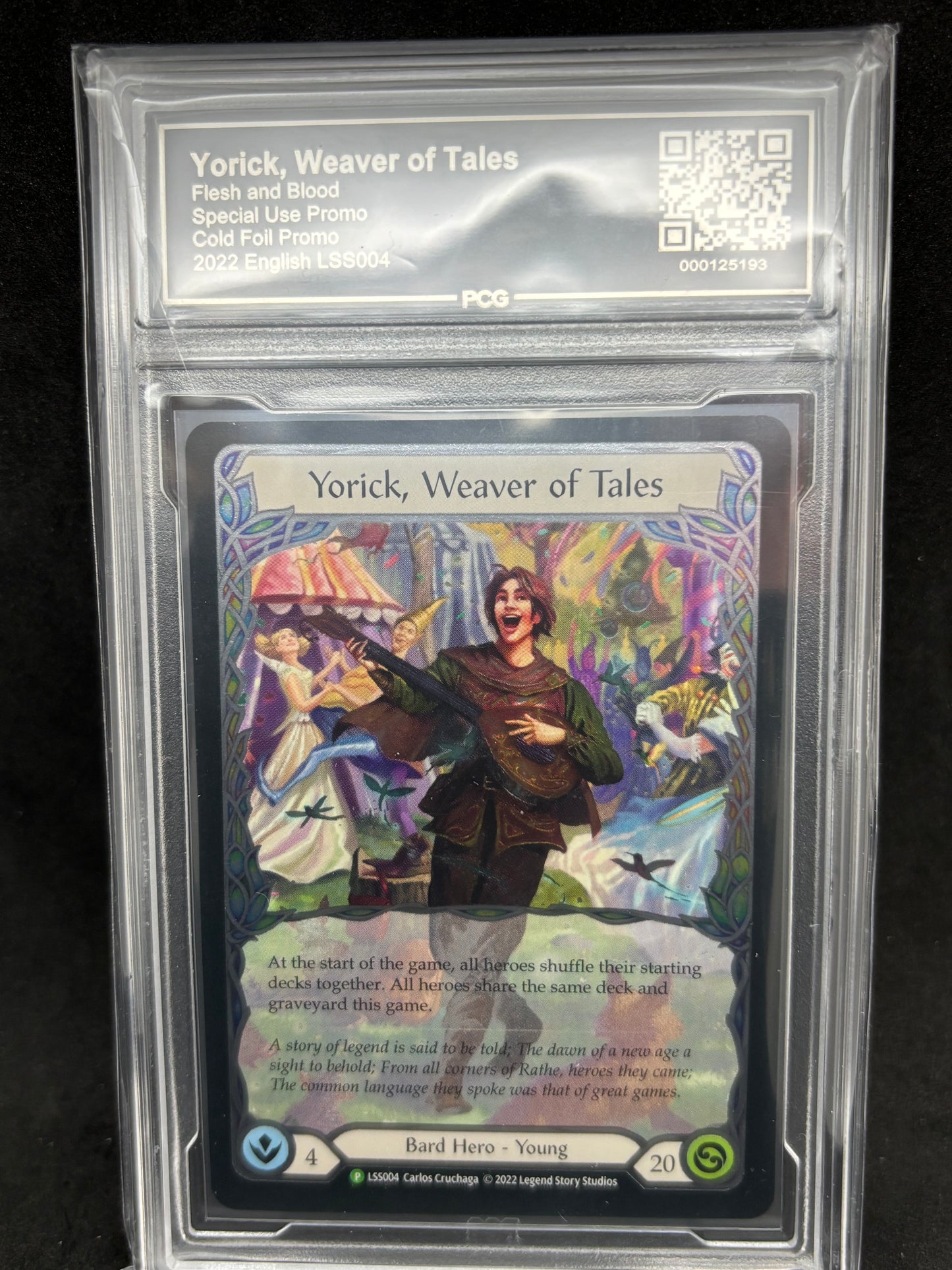 Yorrick, Weaver of Tales CF Promo 9 Graded Collector Slab