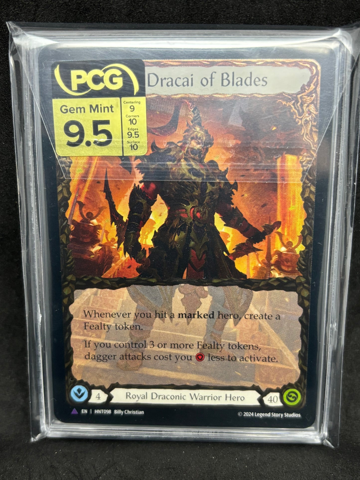 Fang, Dracai of Blades Marvel 9.5 Graded Slim Slab