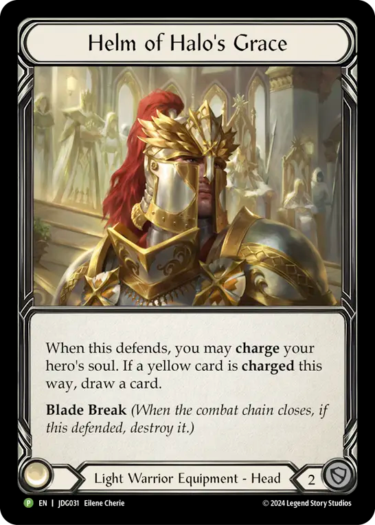 Helm of Halo's Grace Cold Foil Promo