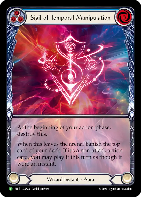 Sigil of Temporal Manipulation Rainbow Foil Promo