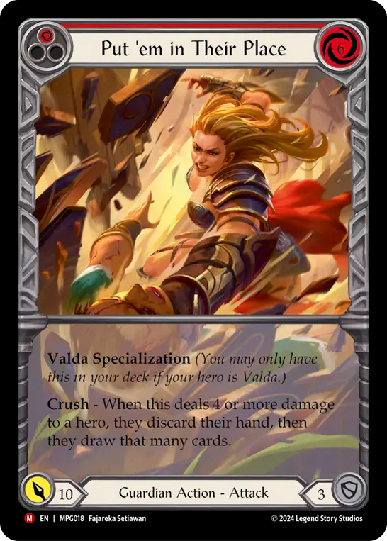 Put 'em in Their Place Extended Art Rainbow Foil