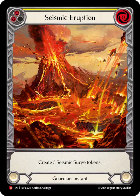 Seismic Eruption Extended ArtRainbow Foil