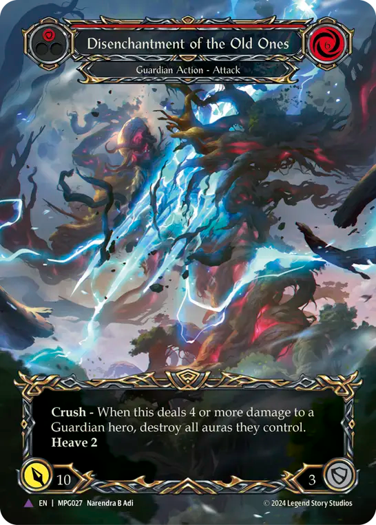 Disenchantment of the Old Ones Marvel Cold Foil