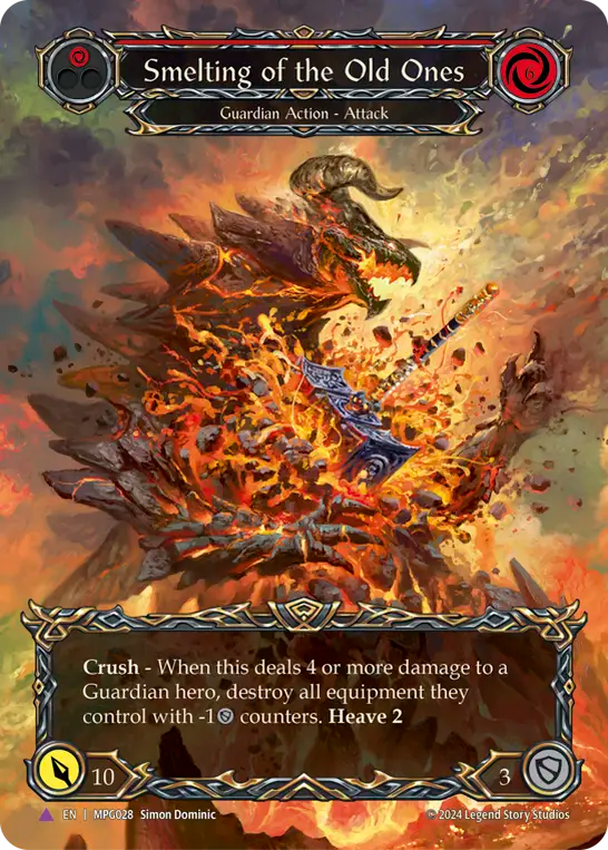 Smelting of the Old Ones Marvel Cold Foil