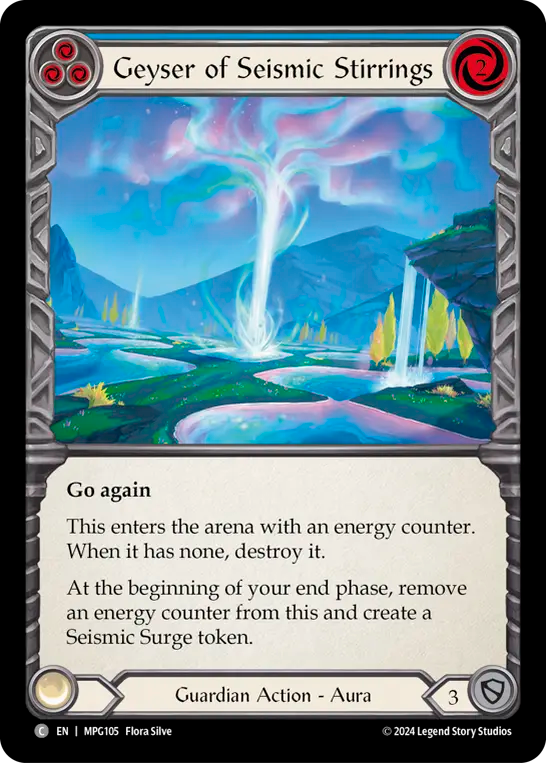 3x Geyser of Seismic Stirrings (Blue)
