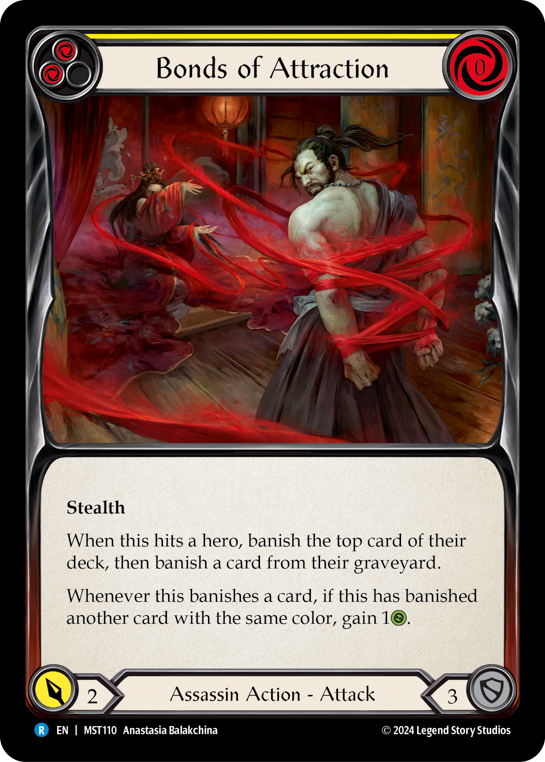 Bonds of Attraction (Yellow) Rainbow Foil