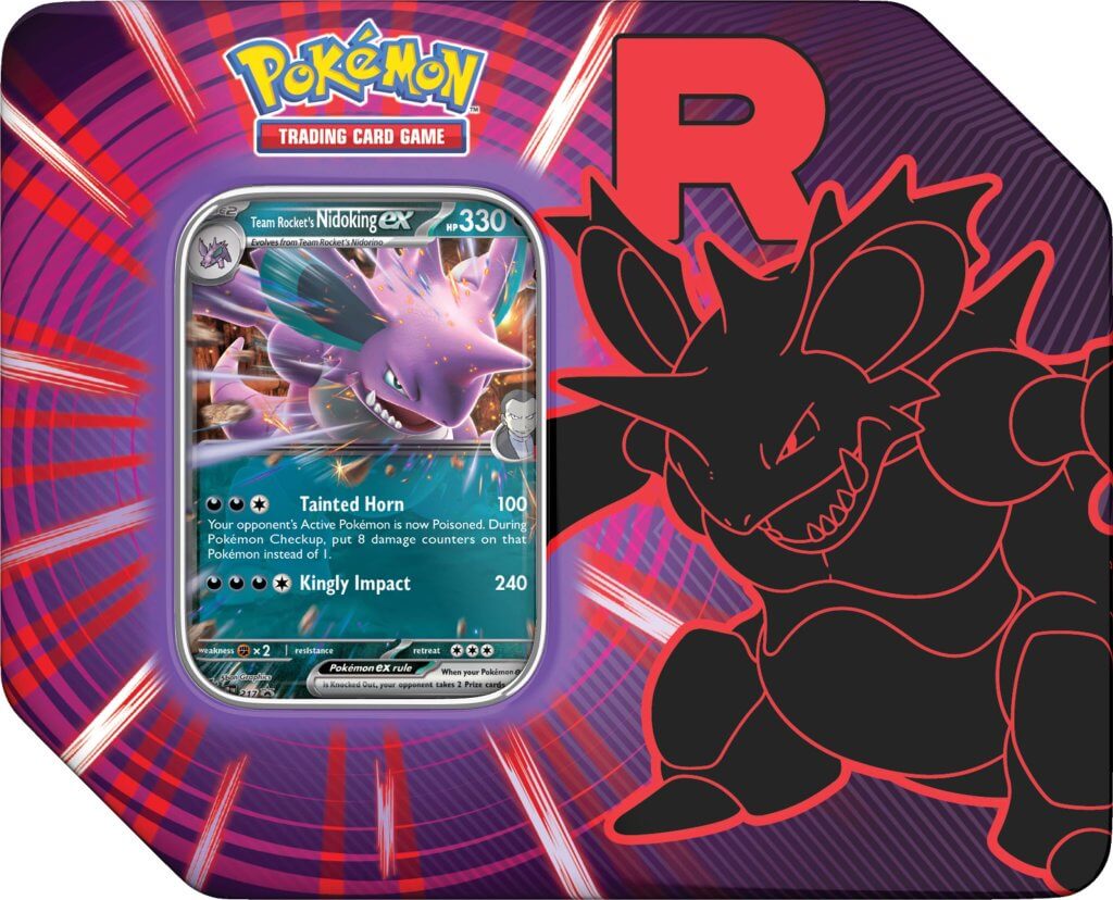 Pokemon TCG Team Rocket Tin (Random)