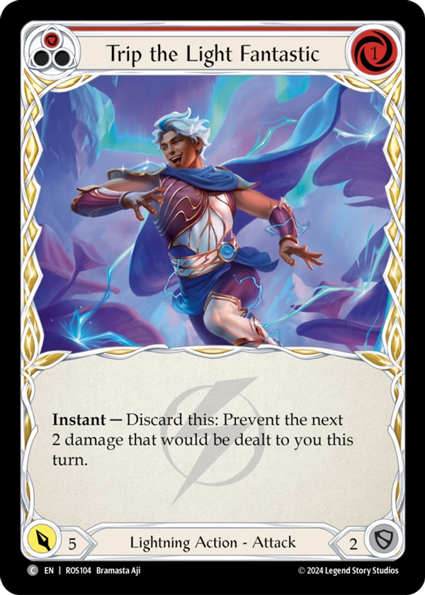 Trip the Light Fantastic (Red) Rainbow Foil
