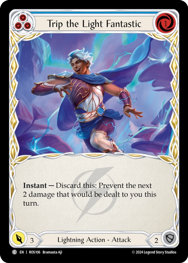 Trip the Light Fantastic (Blue) Rainbow Foil