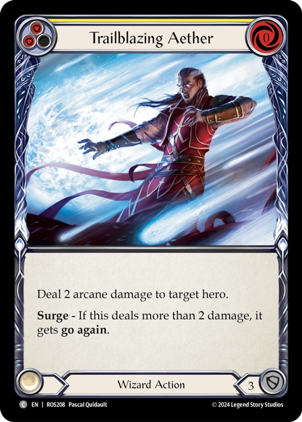 Trailblazing Aether (Yellow) Rainbow Foil