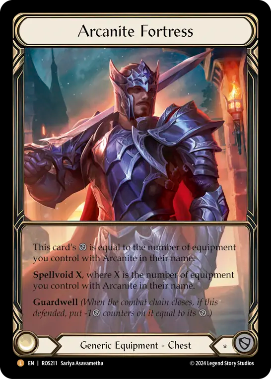 Arcanite Fortress Cold Foil Extended Art