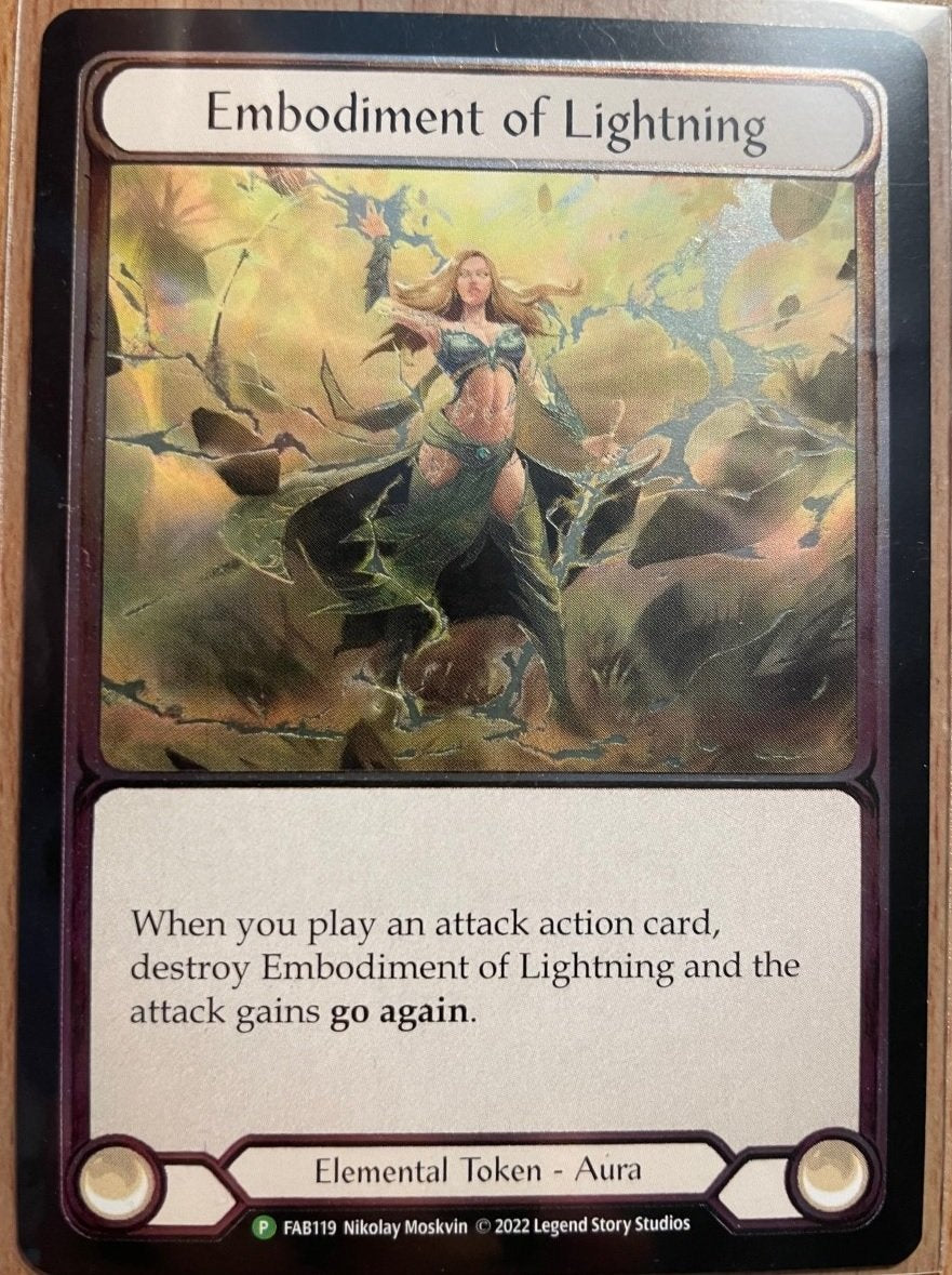 Embodiment of Lightning Cold Foil Promo