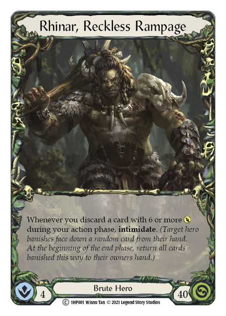 Rhinar, Reckless Rampage HP